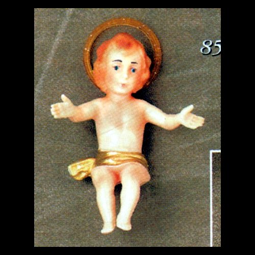 Color Plastic Infant Jesus, 5" (12.7 cm)