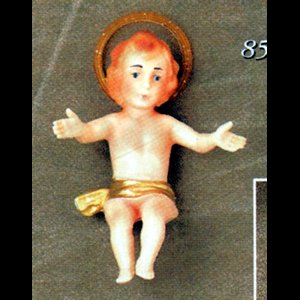 Pers. Enfant-Jésus 5" (12.7 cm) en plastique couleur