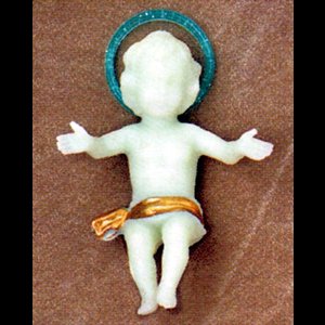 Luminous Plastic Infant Jesus Figurine, 7.5" (19 cm)