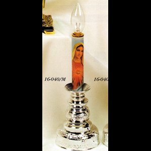 Immaculate Heart of Mary Battery Candlestick
