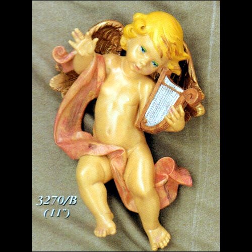 Color Resin Wall Angel, 11" (28 cm)