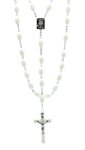 Rosary, 13 mm Oval Plastic Beads, 30"