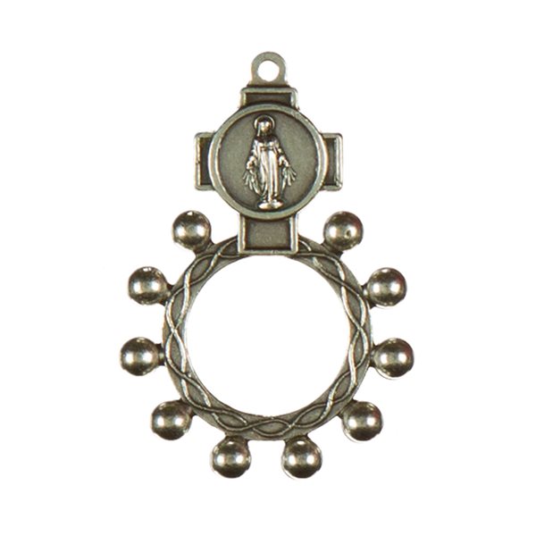 Decade Rosary, Boy-Scout, Oxidized Metal