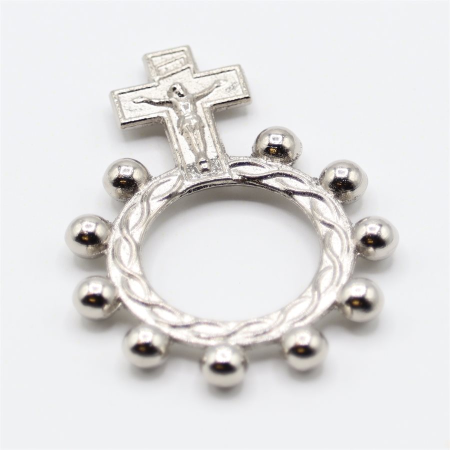 Decade Rosary, Boy-Scout, Oxidized Metal