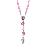 Rosary beads and roses, 5 mm