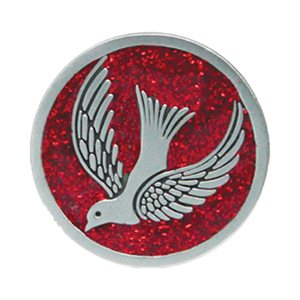 Confirmation Pewter Pocket Token, 1.25", French / ea