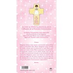 Croix et Certificat, prem. communion fille, 13 cm, Français