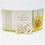 Confirmation, resin crucifix, 3.2", English