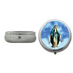 Silver Metallic Pyx, ''Immaculate'' Pict., 1.8"