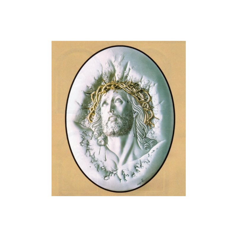Plaque Ecce Homo 13.5"x18" (34 x46 cm) Argent Sterling 925