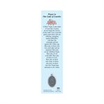"Notre-Dame de Lourdes" Plastic Bookmark, 6¾ x 2", French