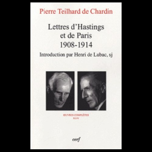 Lettres d'Hastings et de Paris 1908-1914 (French book)