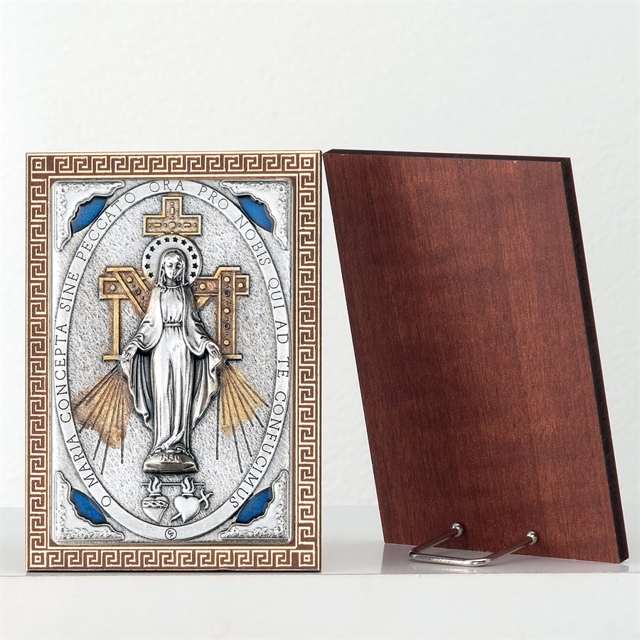 Immaculate Metal plaque (table support), 3'' x 4''