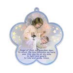 MDF Plaque w /  Prayer for Boy, 6" x 6", English