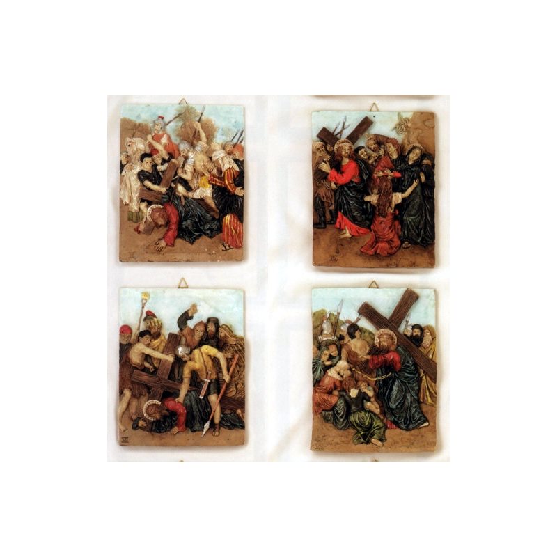 Resin Way of the Cross, 6.5" x 8.25" (16.5x21cm) 14 Stations