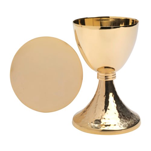 Gold Plated Chalice and Paten 7 3 / 4" (19,5 cm)