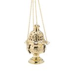 Encensoir en laiton doré 9 1 / 2" (24 cm)