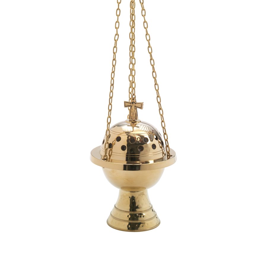 Brass Censer, 7 1 / 2" (19 cm) Ht.