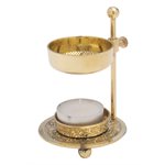 Brûleur d'encens en laiton 4 1 / 2" (11 cm)