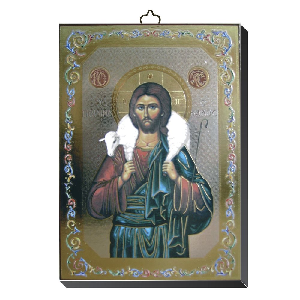 Icon Good Shepherd, 4" x 5.5" (10 x 14 cm)