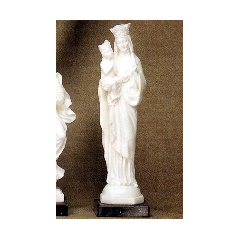 St. Ann de Beaupre White Marble Dust Statue, 9.5" (24 cm)