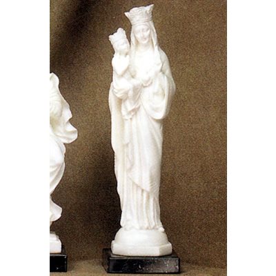 St. Ann de Beaupre White Marble Dust Statue, 9.5" (24 cm)