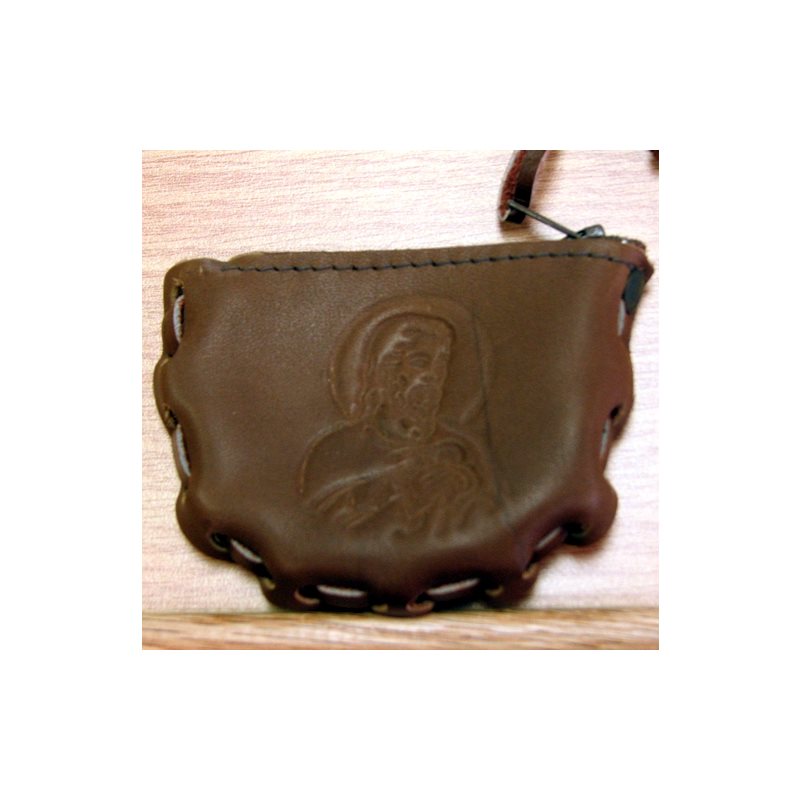 Leather Rosary case "Our God Design"