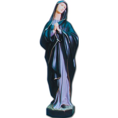 Our Lady of Seven Sorrows Fiberglass Outdoor Statue, 24"