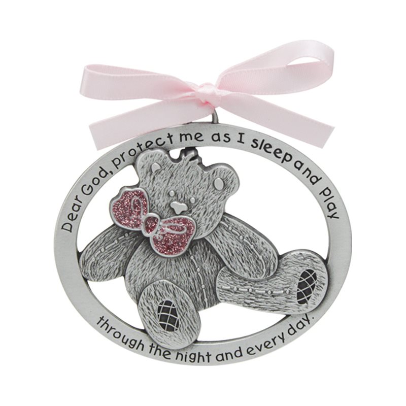 Pewter Red "Ourson" Medal, 2½" x 2", French