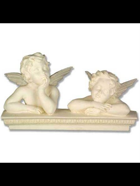 Statue Ange Raphaello 14" x 7" x 9" (35.6 x 18 x 23 cm)