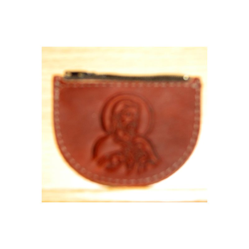 Leather Rosary case "Our God Design"