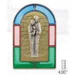 "Holy Family" Silver-Finish Plaque, 2½" x 4"