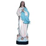Our Lady of Assumption Color Fiberglass Outdoor Statue, 36"