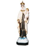 Our Lady of Mount Carmel Color Fiberglass Outdoor Statue 51"