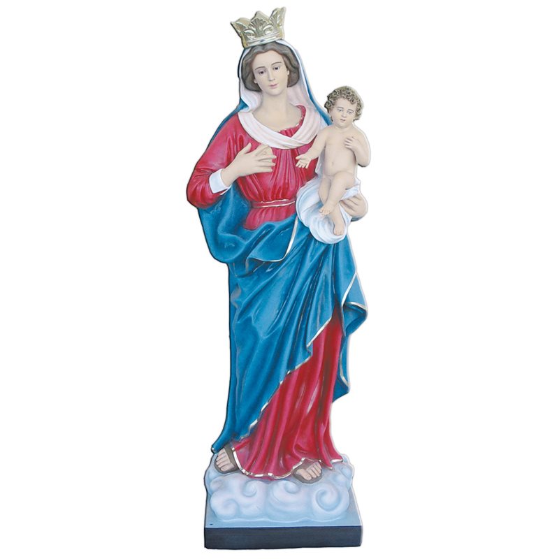 Our Lady of Grace Color Fiberglass Outdoor Statue, 51"