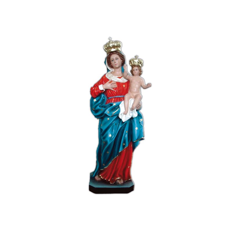 Our Lady of Grace Color Fiberglass Outdoor Statue, 25.5"