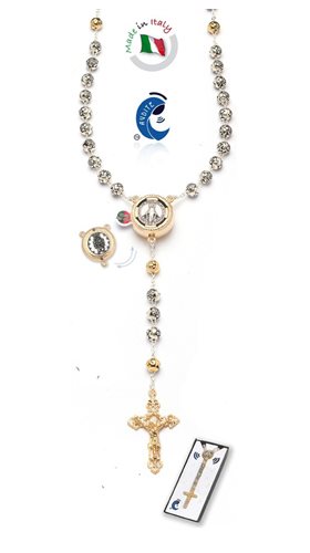 Rosary with singing center "Ave Maria", French