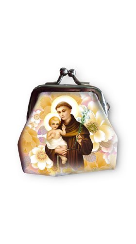 Rosary Case, ''St. Anthony'' Glass Rosary