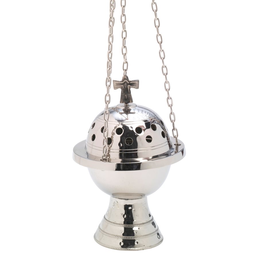 Siver Plated Brass Censer 7 1 / 2" (19 cm)