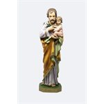 Statue of St Joseph and Child 24" resin