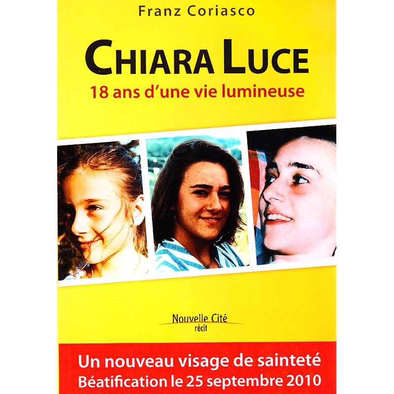 Chiara Luce 18 ans d'une vie lumineuse