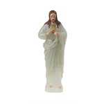Statue lumineuse Sacré-Coeur Jésus en plastique, 15,2 cm