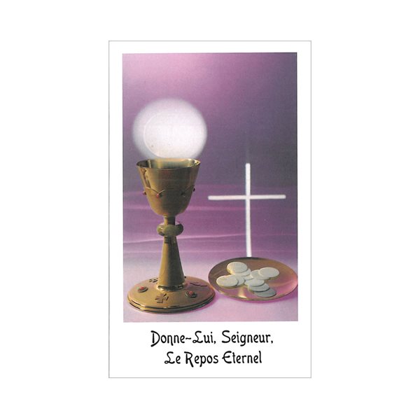 12 Mass Offering Cards, 3¾ x 6¼", French