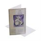 Cartes de condoléances, env., 10,8 x 19 cm, Anglais  /  un