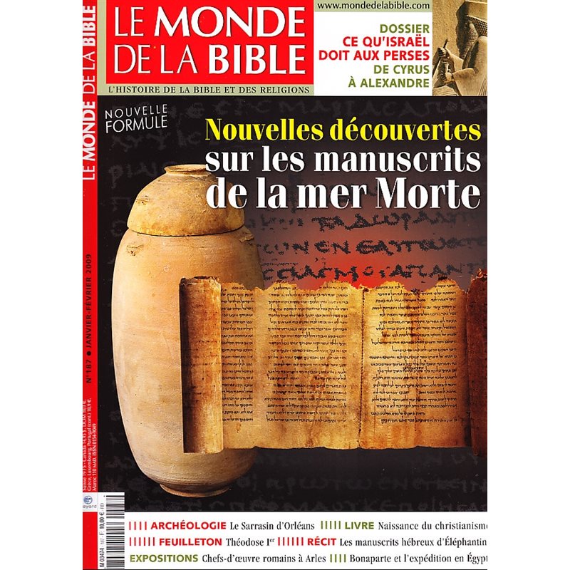 Revue Nouvelles découvertes sur les manuscrits.. mer Morte