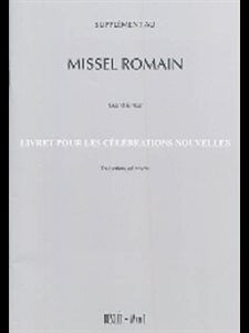 Supplément au Missel Romain P.F. (French book)