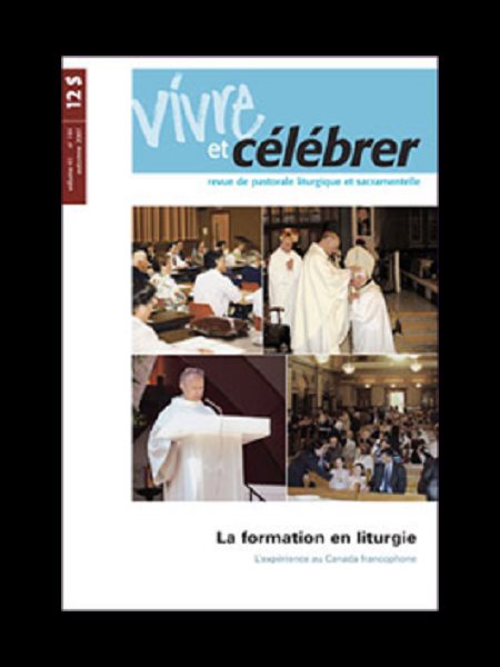 Revue Vivre et célébrer - Vol. 41 No 191 (Automne 2007)