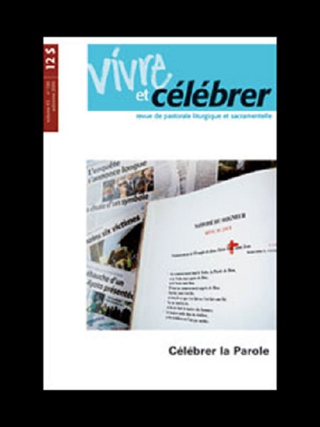 Revue Vivre et célébrer - Vol. 43 No 199 (Automne 2009)