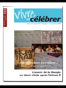 Revue Vivre et célébrer - vol. 48, no 218 (été 2014)