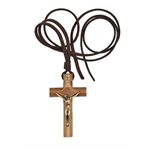 Adj. Neck. crucifix 6 cm, " Christ ", gold